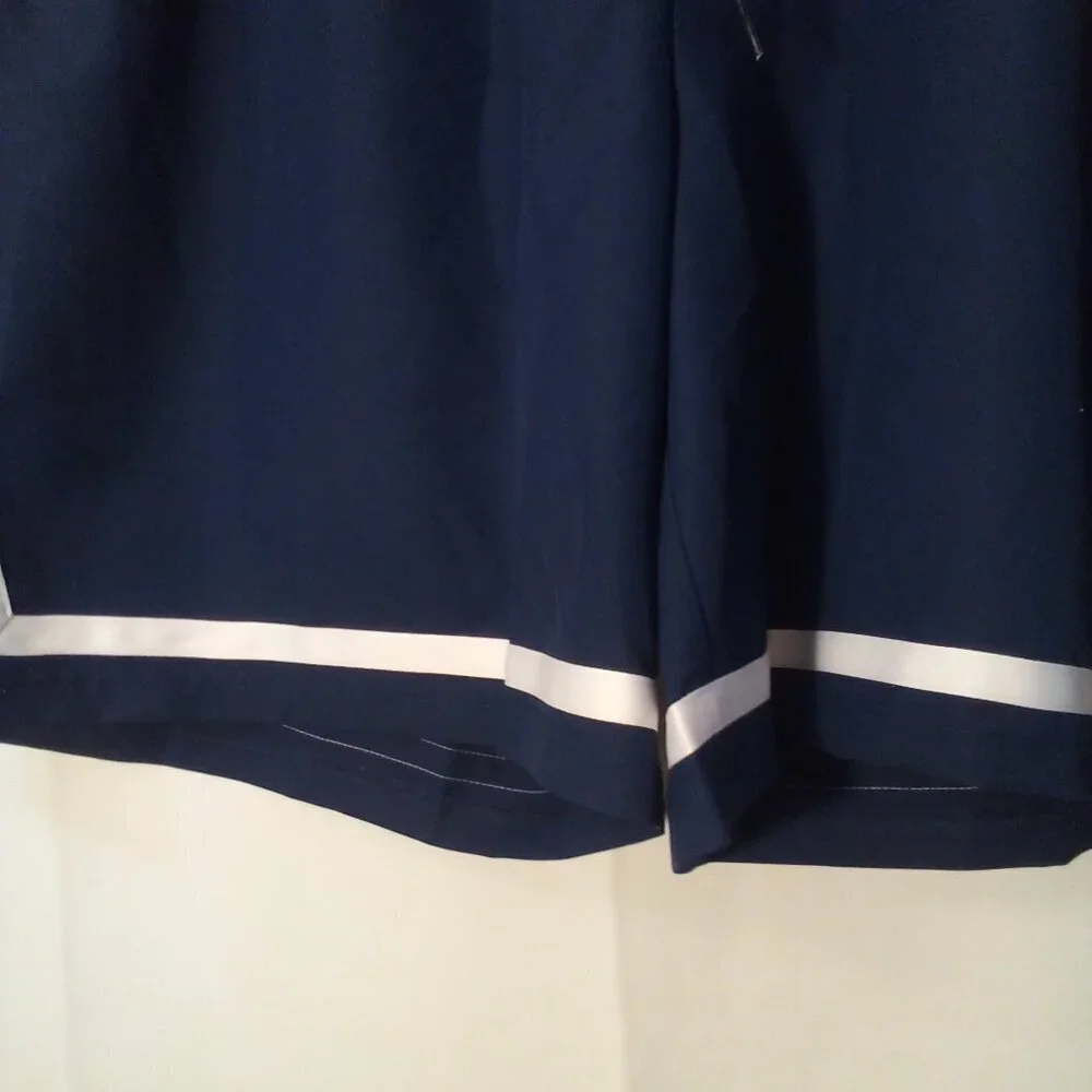 Xersion Shorts Men 3XL Stretch Waist Above Knee Pockets Blue
